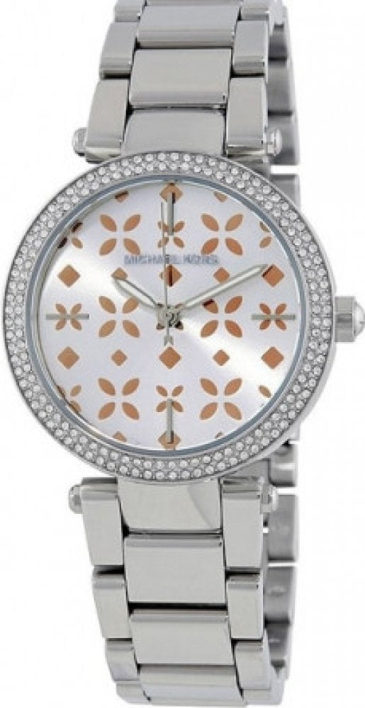  Shop Authentic Michael Kors Parker Silver Dial Silver Stainless Steel Strap Watch for Women - MK6483 - Luxxuri