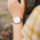  Shop Authentic Fossil Jacqueline White Dial Silver Steel Strap Watch for Women - ES3433 - Luxxuri
