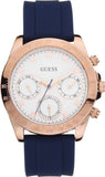  Shop Authentic Guess Eclipse White Dial Blue Rubber Strap Watch for Women - GW0315L2 - Luxxuri