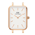  Shop Authentic Daniel Wellington Quadro Melrose White Dial Gold Mesh Strap Watch For Women - DW00100431 - Luxxuri