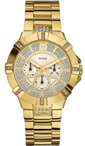  Shop Authentic Guess Vista Diamonds Gold Dial Gold Steel Strap Watch for Women - W13573L1 - Luxxuri