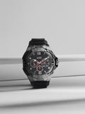  Shop Authentic Guess Genesis Quartz Black Dial Black Silicone Strap Watch For Men - W1254G2 - Luxxuri