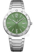  Shop Authentic Bvlgari Bvlgari Bvlgari Lady Green Dial Silver Steel Strap Watch for Women - BVLGARI103693 - Luxxuri