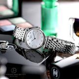  Shop Authentic Longines La Grande Classique Diamonds White Dial Silver Steel Strap Watch for Women - L4.209.4.87.6 - Luxxuri