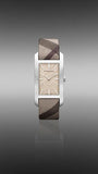  Shop Authentic Burberry Nova Check Silver Dial Two Tone Leather Strap Watch For Women - BU9404 - Luxxuri