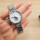  Shop Authentic Michael Kors Portia Quartz Silver Dial Silver Steel Strap Watch For Women - MK3837 - Luxxuri