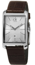  Shop Authentic Calvin Klein Window Silver Dial Brown Leather Strap Watch for Women - K2M23126 - Luxxuri