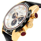  Shop Authentic Versace V-Ray Chronograph White Dial Black Leather Strap Watch for Men - VDB040014 - Luxxuri