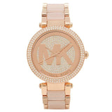  Shop Authentic Michael Kors Parker Pink Dial Pink Steel Strap Watch for Women - MK6176 - Luxxuri