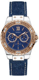  Shop Authentic Guess Limelight Quartz Analog Blue Dial Blue Denim Strap Watch For Women - W0775l10 - Luxxuri
