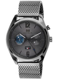  Shop Authentic Tommy Hilfiger Deacon Multifunction Black Dial Black Mesh Bracelet Watch for Men - 1791546 - Luxxuri