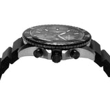  Shop Authentic Emporio Armani Diver Chronograph Black Dial Black Silicon Strap Watch For Men - AR11515 - Luxxuri