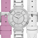  Shop Authentic Guess Montage Quartz Silver Dial Silver Steel Strap Watch For Women - GW0588L2 - Luxxuri
