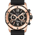 Shop Authentic Bulova Marine Star Chronograph Black Dial Black Rubber Strap Watch for Men - 98B104 - Luxxuri