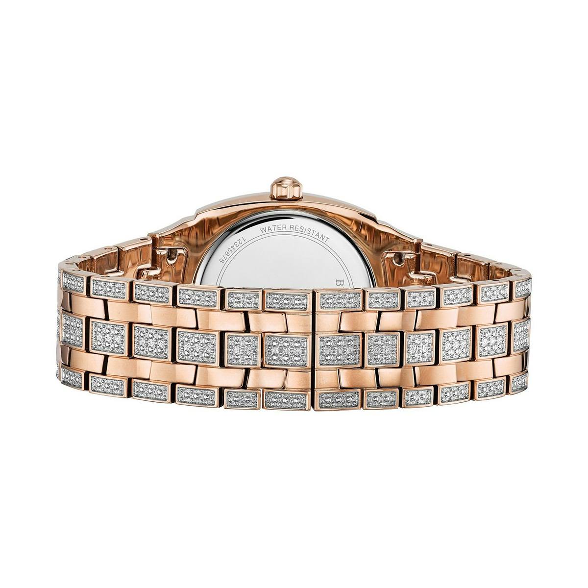  Shop Authentic Bulova Phantom Crystal Silver Dial Two Tone Steel Strap Watch for Men - 98B324 - Luxxuri