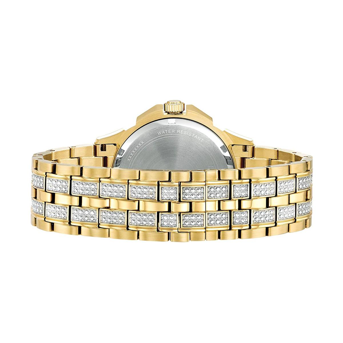  Shop Authentic Bulova Crystal Collection Octova White Dial Gold Steel Strap Watch for Men - 98C126 - Luxxuri