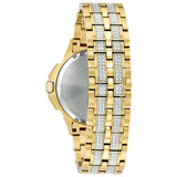  Shop Authentic Bulova Phantom Crystal Silver Dial Two Tone Steel Strap Watch for Men - 98B323 - Luxxuri
