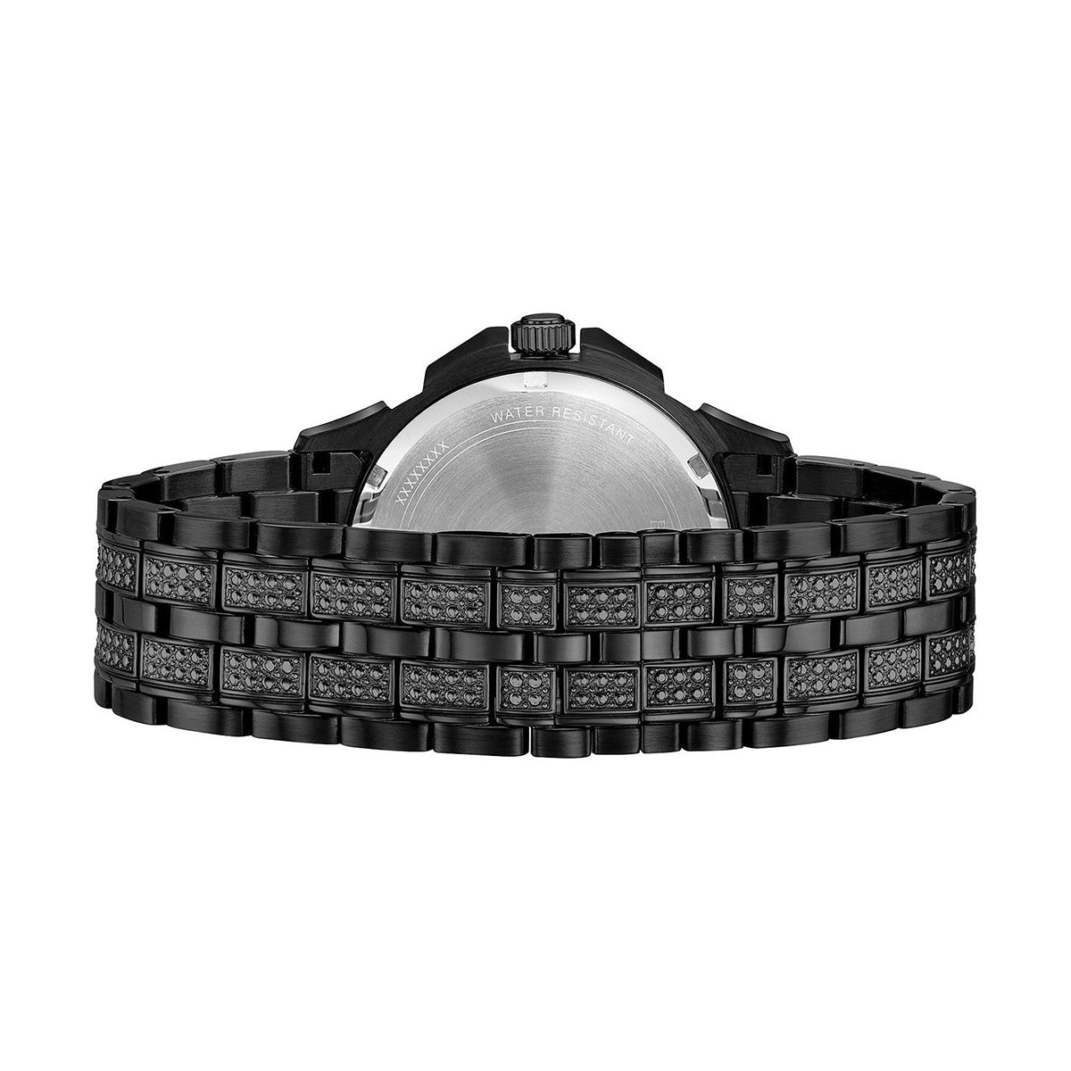  Shop Authentic Bulova Octova Chronograph Black Crystal Dial Black Steel Strap Watch for Men - 98C134 - Luxxuri