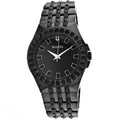  Shop Authentic Bulova Crystal Collection Phantom Black Dial Black Steel Strap Watch for Men - 98A240 - Luxxuri