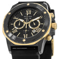  Shop Authentic Bulova Marine Star Chronograph Black Dial Black Rubber Strap Watch for Men - 98B278 - Luxxuri