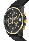  Shop Authentic Bulova Marine Star Chronograph Black Dial Black Rubber Strap Watch for Men - 98B278 - Luxxuri
