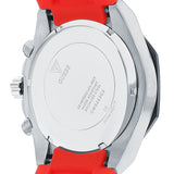  Shop Authentic Guess Momentum Black Dial Red Rubber Strap Watch for Men - GW0263G3 - Luxxuri