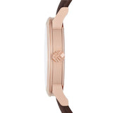  Shop Authentic Burberry The City Brown Dial Brown Leather Strap Watch for Men - BU9013 - Luxxuri