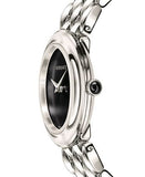  Shop Authentic Versace V-Flare Quartz Black Dial Silver Steel Strap Watch for Women - VEBN00618 - Luxxuri