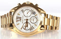  Shop Authentic Michael Kors Lexington Quartz Gold Dial Gold Steel Strap Watch For Women - MK6267 - Luxxuri