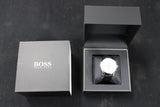 Shop Authentic Hugo Boss Jet Silver Dial Black Leather Strap Watch for Men - 1513282 - Luxxuri