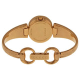  Shop Authentic Gucci Guccissima Collection Quartz Black Dial Rose Gold Steel Strap Watch For Women - YA134509 - Luxxuri