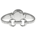  Shop Authentic Gucci Guccissima Quartz Silver Dial Silver Steel Strap Watch For Women - YA134502 - Luxxuri