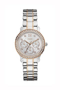  Shop Authentic Guess Enchanting Diamonds Silver Dial Two Tone Steel Strap Watch for Women - W0305L3 - Luxxuri