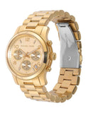  Shop Authentic Michael Kors Runway Chronograph Gold Dial Gold Steel Strap Watch For Women - MK7323 - Luxxuri