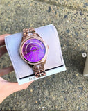  Shop Authentic Michael Kors Lauryn Pink Dial Rose Gold Steel Strap Watch for Women - MK3722 - Luxxuri