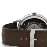  Shop Authentic Emporio Armani Renato Quartz Silver Dial Brown Leather Strap Watch For Men - AR11185 - Luxxuri