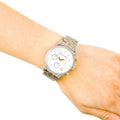  Shop Authentic Michael Kors Ritz Chronograph White Dial Two Tone Steel Strap Watch for Women - MK5057 - Luxxuri