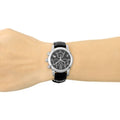 Shop Authentic Tissot Dressport Chronograph Black Dial Black Leather Strap Watch for Women - T050.217.17.057.00 - Luxxuri