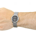  Shop Authentic Calvin Klein Minimal Grey Dial Silver Mesh Bracelet Watch for Men - K3M22124 - Luxxuri