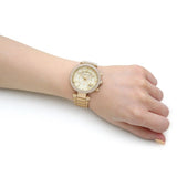  Shop Authentic Michael Kors Parker Gold Dial Gold Steel Strap Watch for Women - MK5354 - Luxxuri