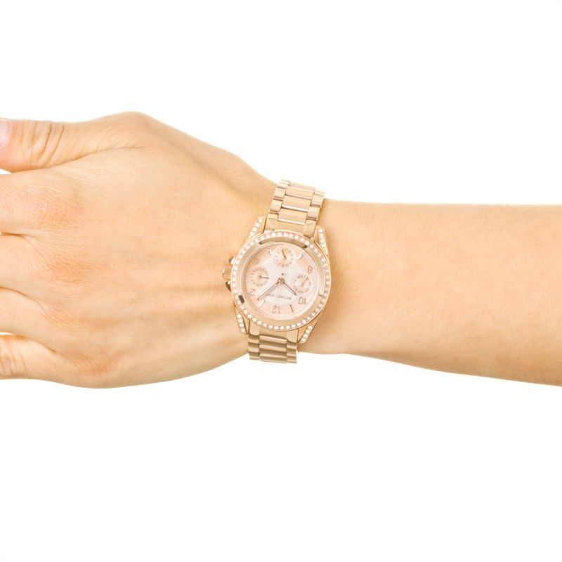  Shop Authentic Michael Kors Blair Rose Gold Dial Rose Gold Steel Strap Watch for Women - MK5613 - Luxxuri