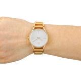  Shop Authentic Calvin Klein Stately White Dial Rose Gold Steel Strap Watch for Women - K3G23626 - Luxxuri