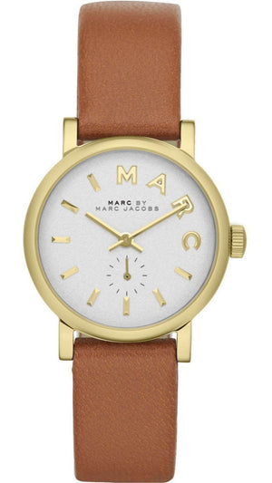  Shop Authentic Marc Jacobs Baker White Dial Brown Leather Strap Watch for Women - MBM1317 - Luxxuri