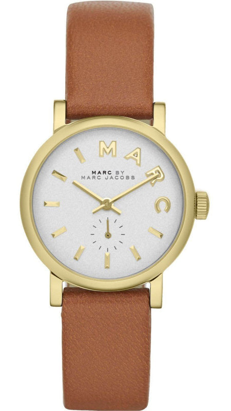  Shop Authentic Marc Jacobs Baker White Dial Brown Leather Strap Watch for Women - MBM1317 - Luxxuri