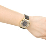  Shop Authentic Marc Jacobs Henry Skeleton Black Dial Black Leather Strap Watch for Women - MBM1340 - Luxxuri