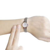  Shop Authentic Emporio Armani Mother of Pearl Dial Two Tone Steel Strap Watch For Women - AR1689 - Luxxuri