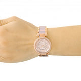  Shop Authentic Michael Kors Parker Pink Dial Two Tone Steel Strap Watch for Women - MK6110 - Luxxuri