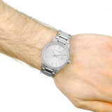  Shop Authentic Burberry The City White Dial Silver Steel Strap Watch for Women - BU9100 - Luxxuri
