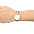  Shop Authentic Burberry Classic Champagne Gold Dial Horseferry Leather Strap Watch for Women - BU10104 - Luxxuri
