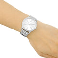  Shop Authentic Michael Kors Hartman Quartz Silver Dial Silver Steel Strap Watch For Women - MK3489 - Luxxuri